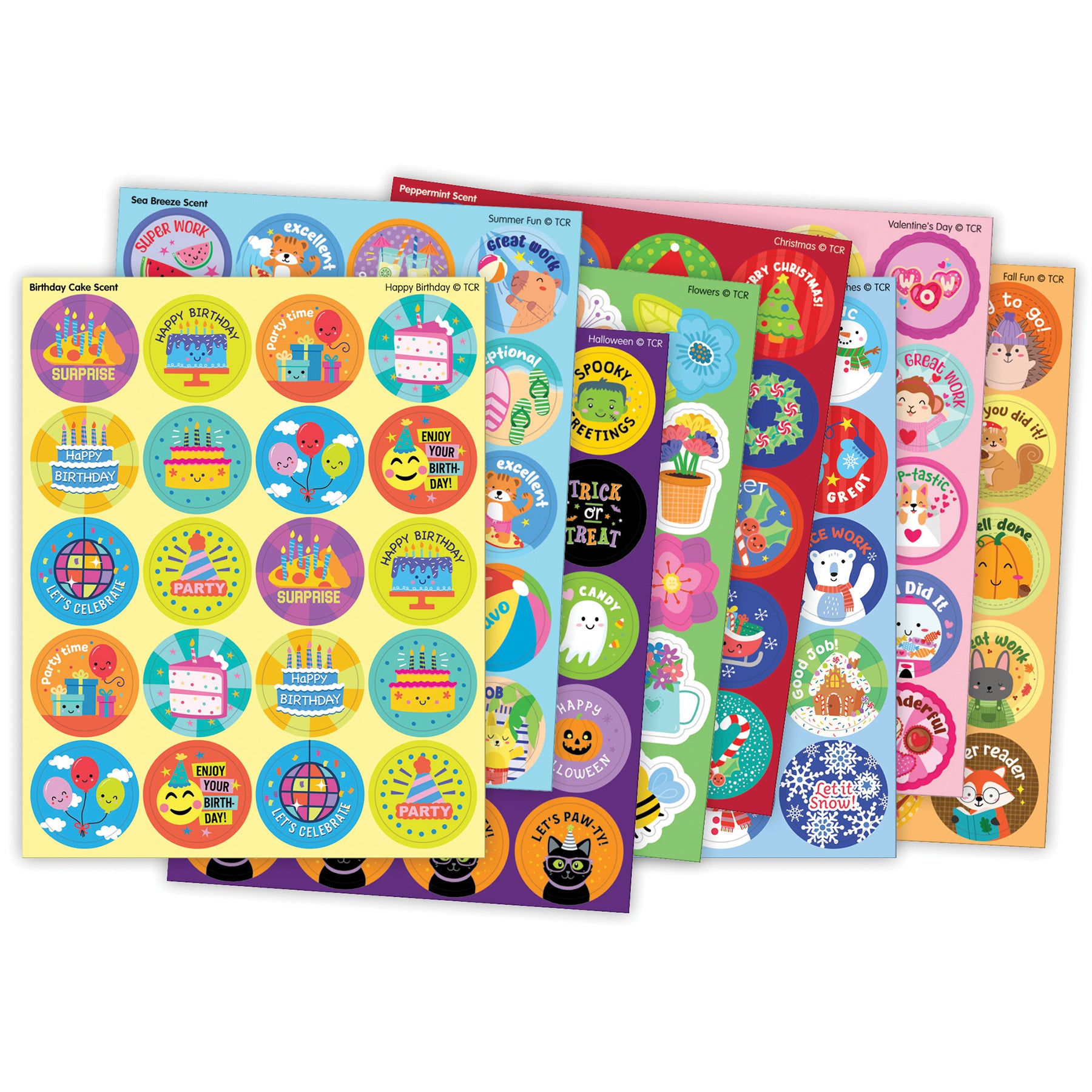 Seasons & Holidays Smelly Stickers Variety Pack