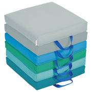 SoftZone Square Floor Cushion with Handle 6-Piece - Contemporary