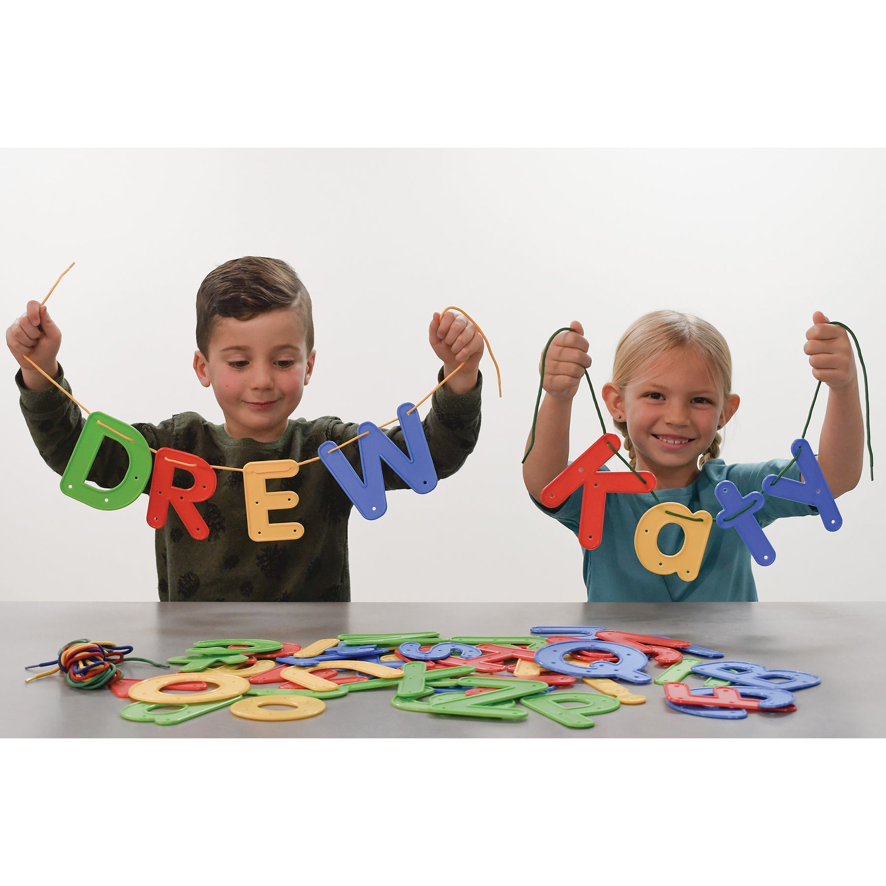 Lacing Alphabet - Lowercase - 26 Letters - 8 Laces
