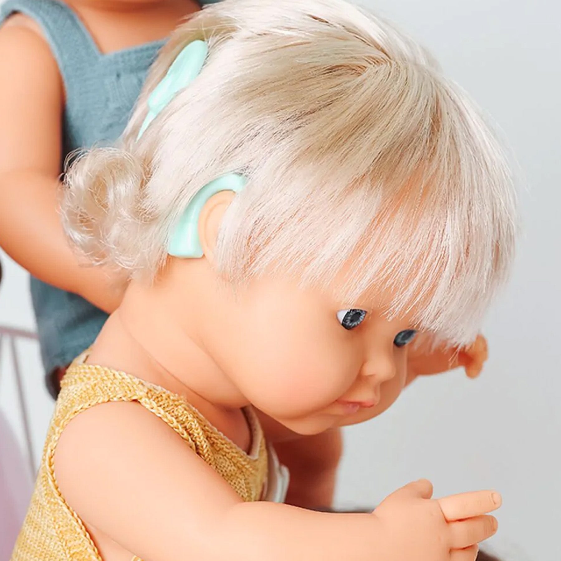 My Friends & Me Baby Doll, Caucasian Girl With Hearing Implant, 15", Boxed