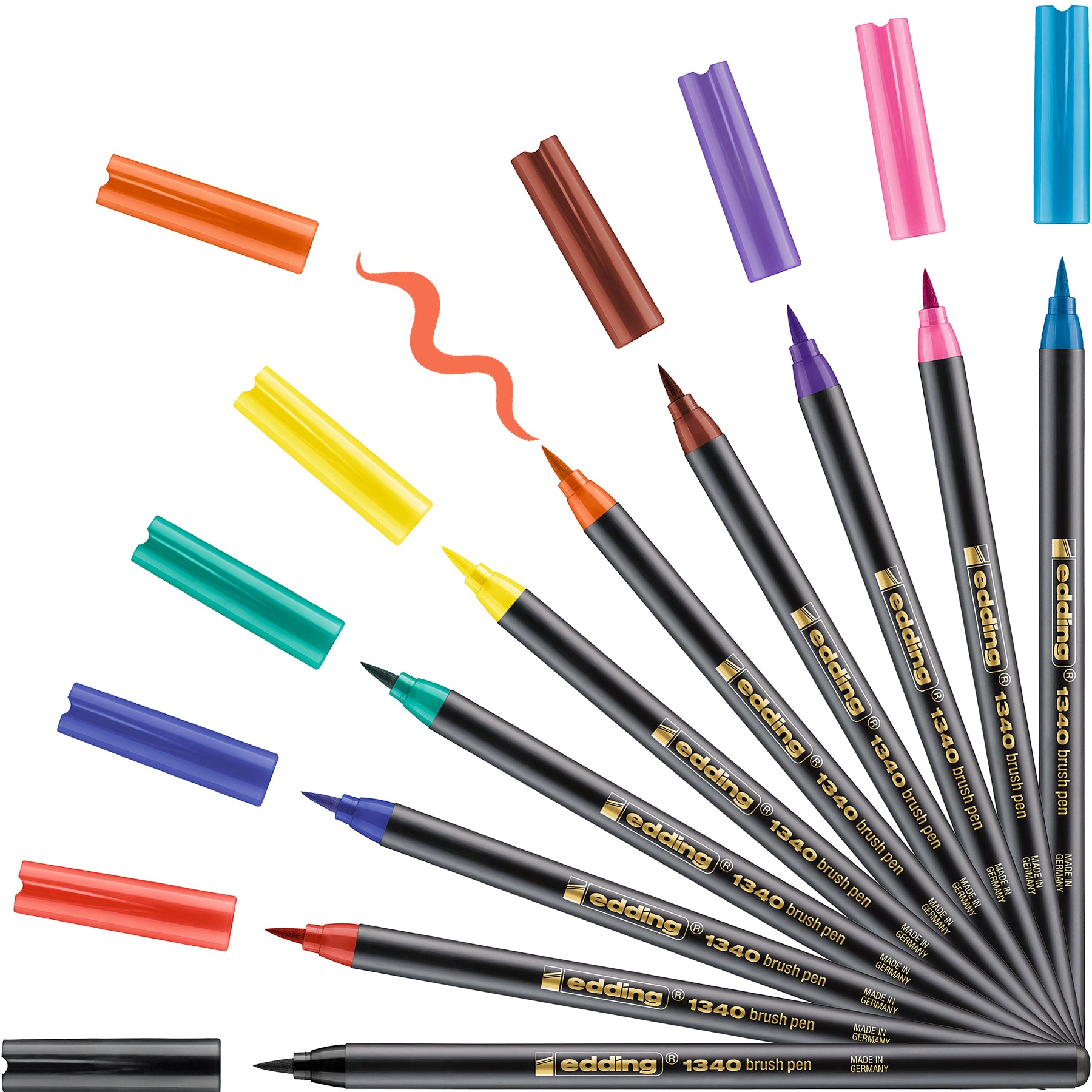 edding 1340 Brush Lettering Starter Set of 10 - Assorted