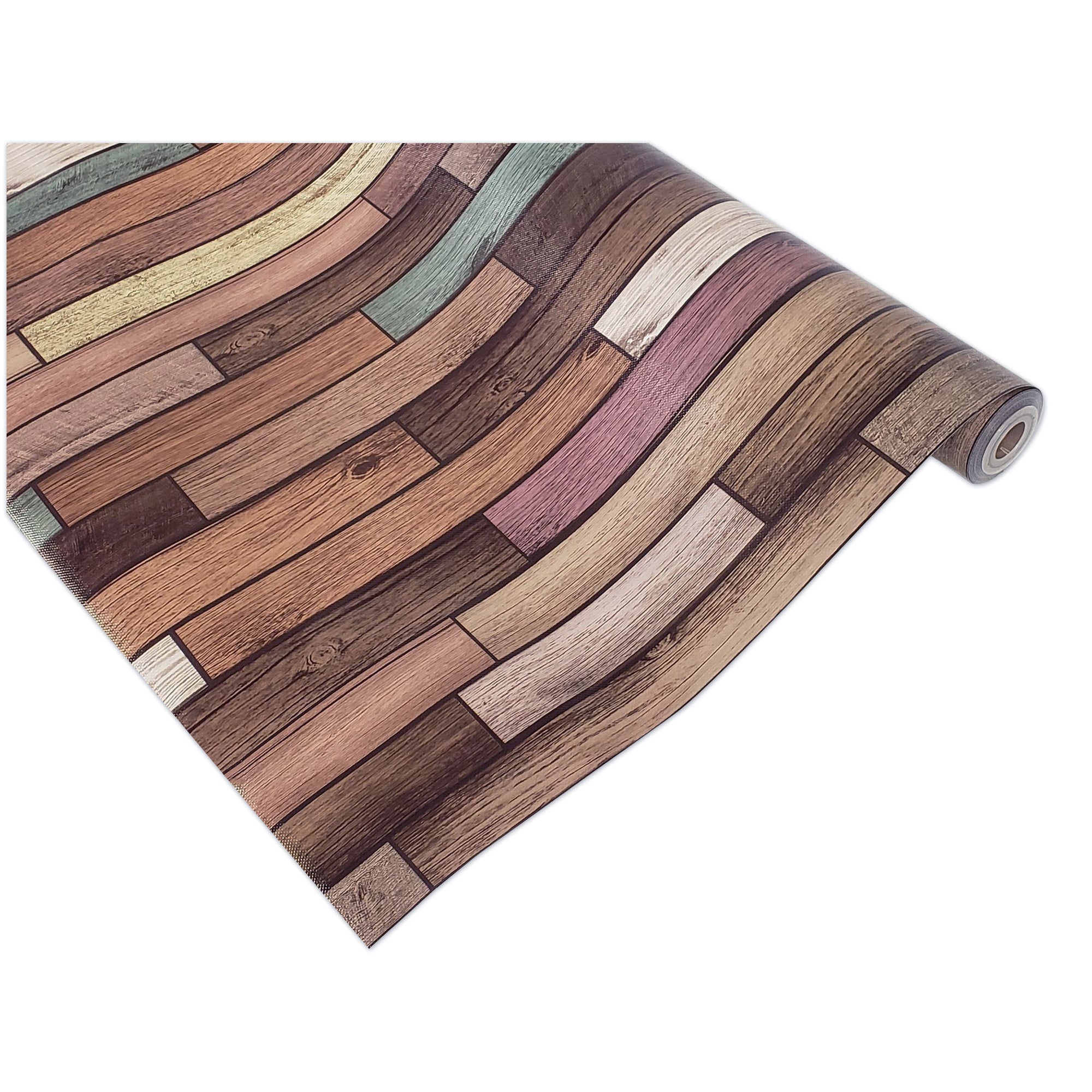 Better Than Paper® Bulletin Board Roll, 4' x 12', Reclaimed Wood Design, 4 Rolls
