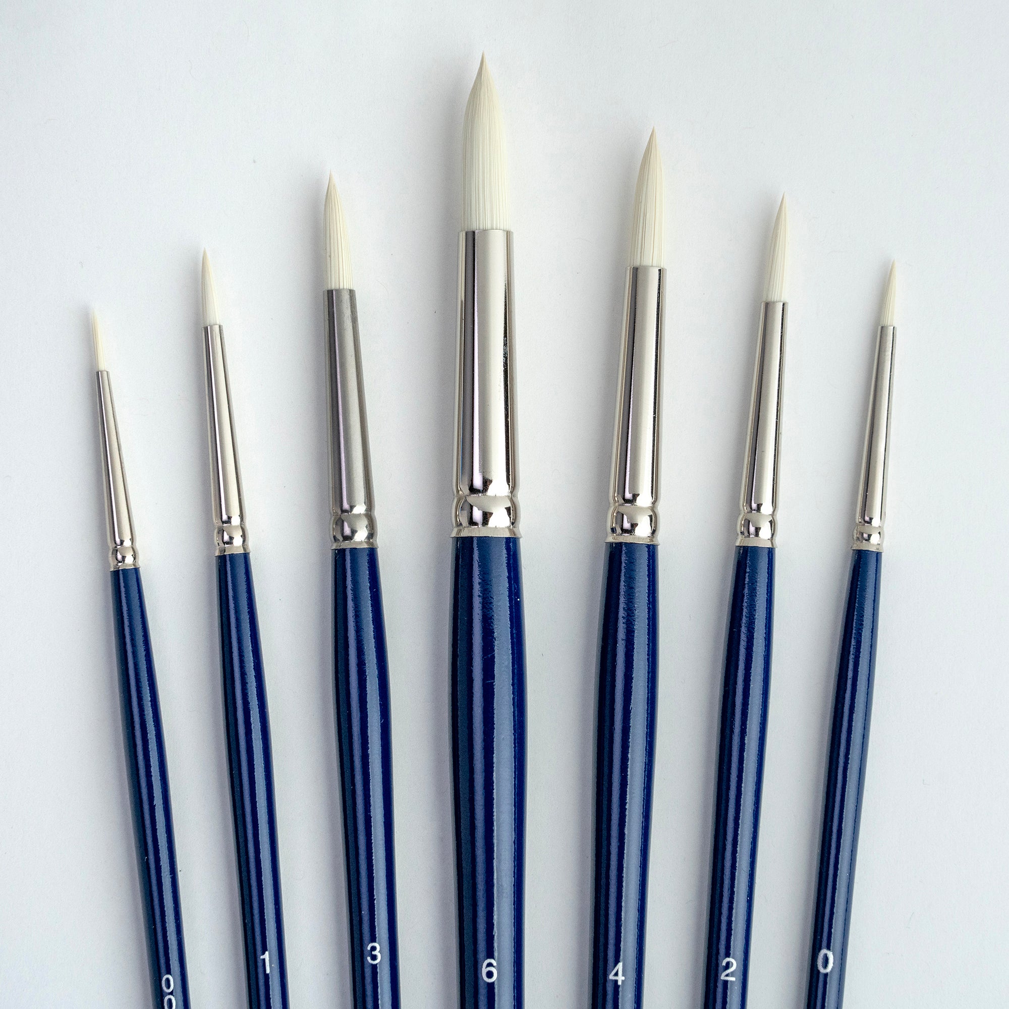 Bristlon Round Brushes, Set of 7