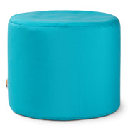 Jaxx Spring Indoor / Outdoor Bean Bag Pouf Ottoman, Light Blue