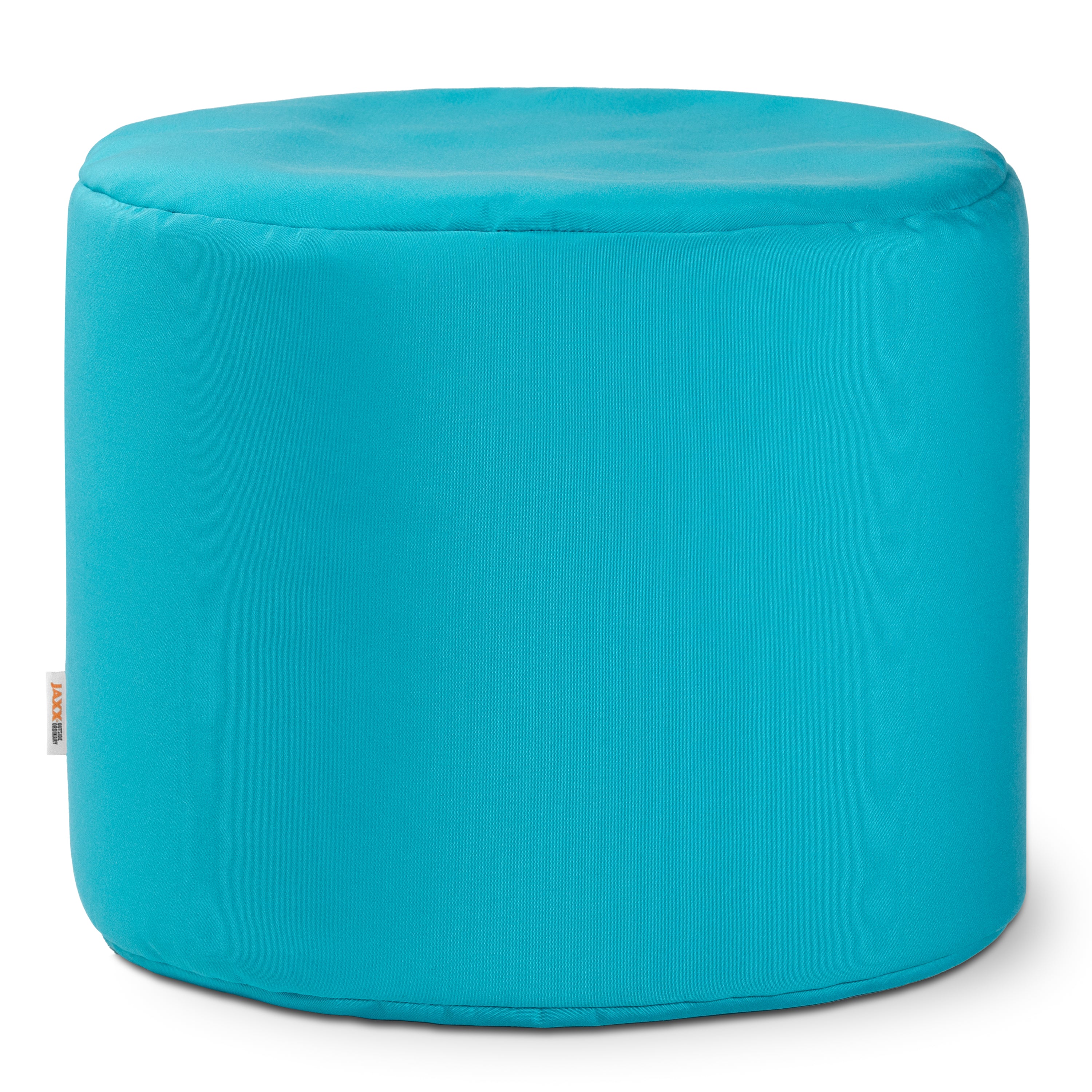 Jaxx Spring Indoor / Outdoor Bean Bag Pouf Ottoman, Light Blue