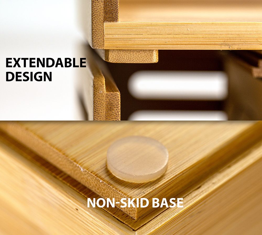 Bamboo Monitor Stand