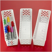 Achieva® Long Supply Basket, 3PK