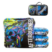 ACL COMPETITION "AFTERBURNER Electric Blue" Replacement Bean Bags, 4-Pack W/ Carry Bag