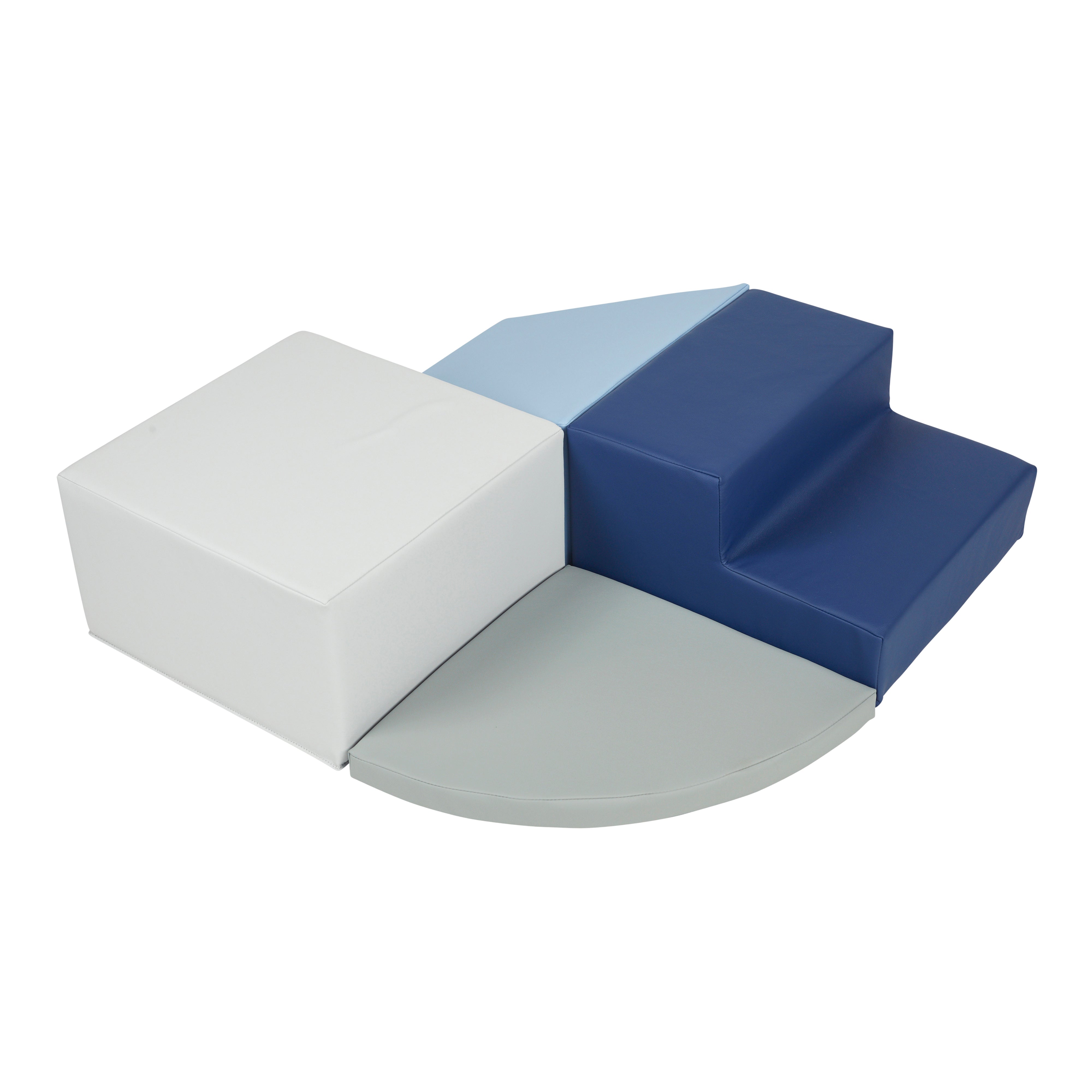 SoftScape Toddler Playtime Corner Climber - Navy/Powder Blue