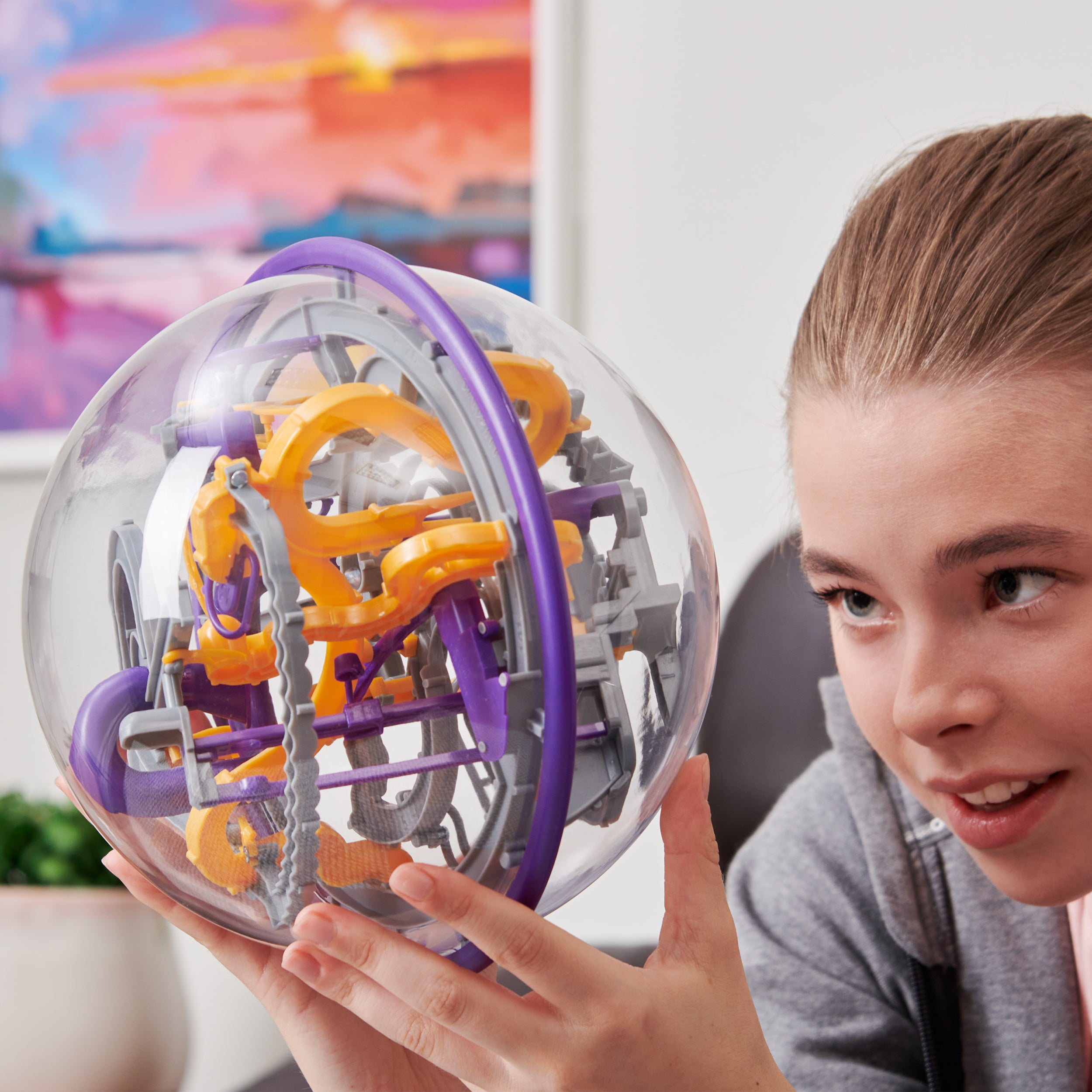 Perplexus, Epic 3D Gravity Maze Game Brain Teaser Fidget Toy Puzzle Ball Edition May Vary, for Kids & Adults Ages 10 and up
