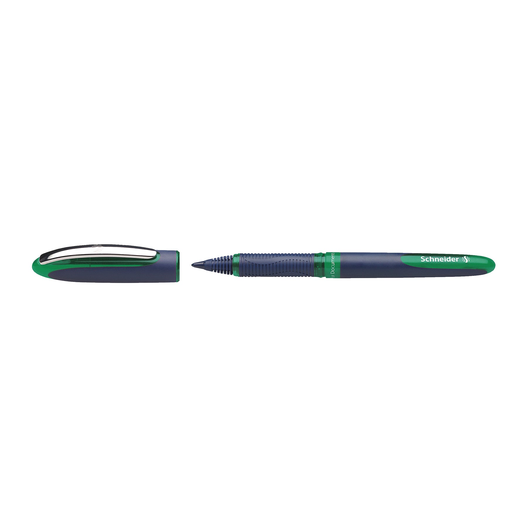 One Business Rollerball Pen, 0.6 mm, Green Ink, Single Pen