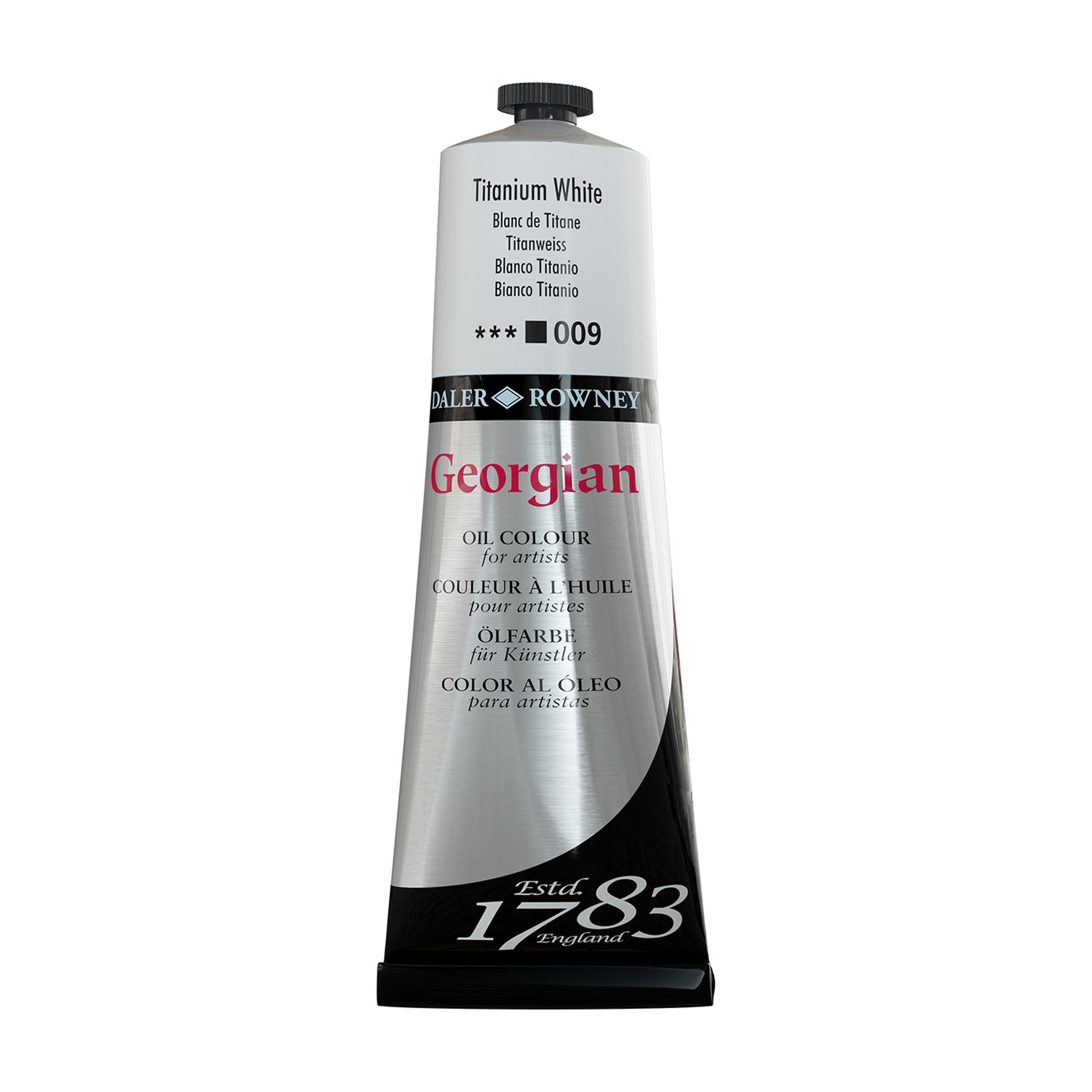 Georgian Oil Paint, Titanium White, 225ml, 1 Count