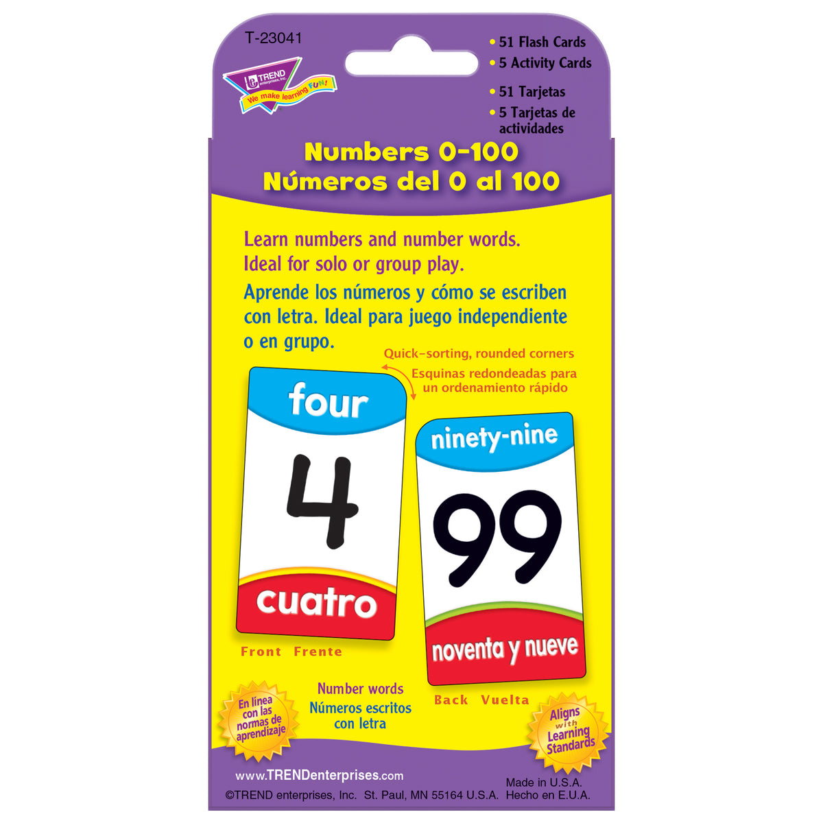 NUMBERS 0-100 BILINGUAL