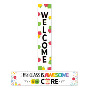 Apple Time Welcome 2-Sided Banner, 8" x 39"