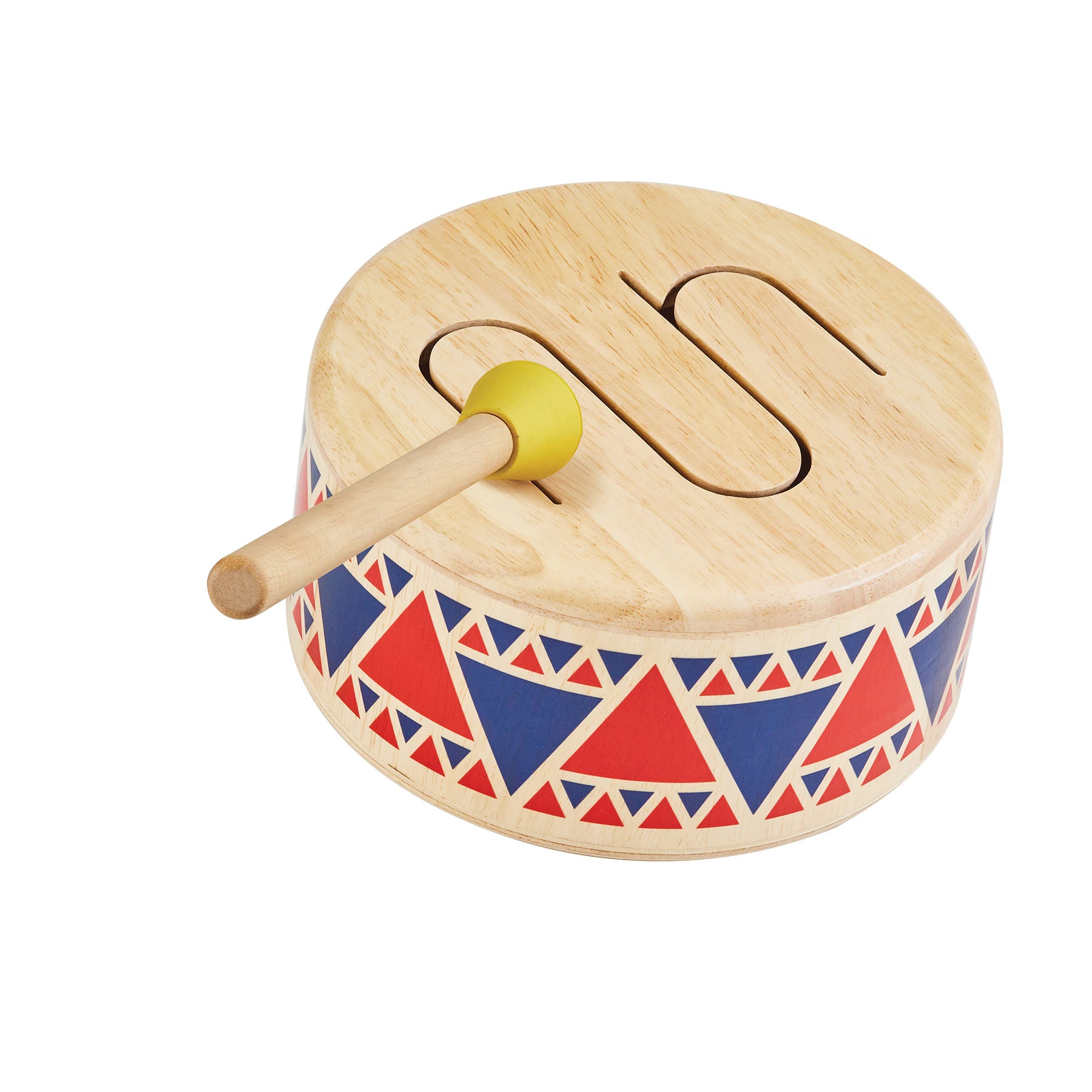 Wooden Solid Drum Toy Percussion Instrument