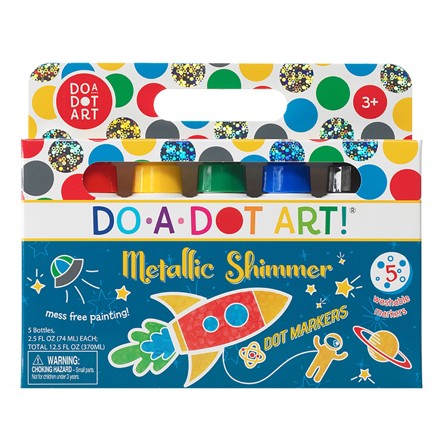Dot Markers, Metallic Shimmer, 5-Pack