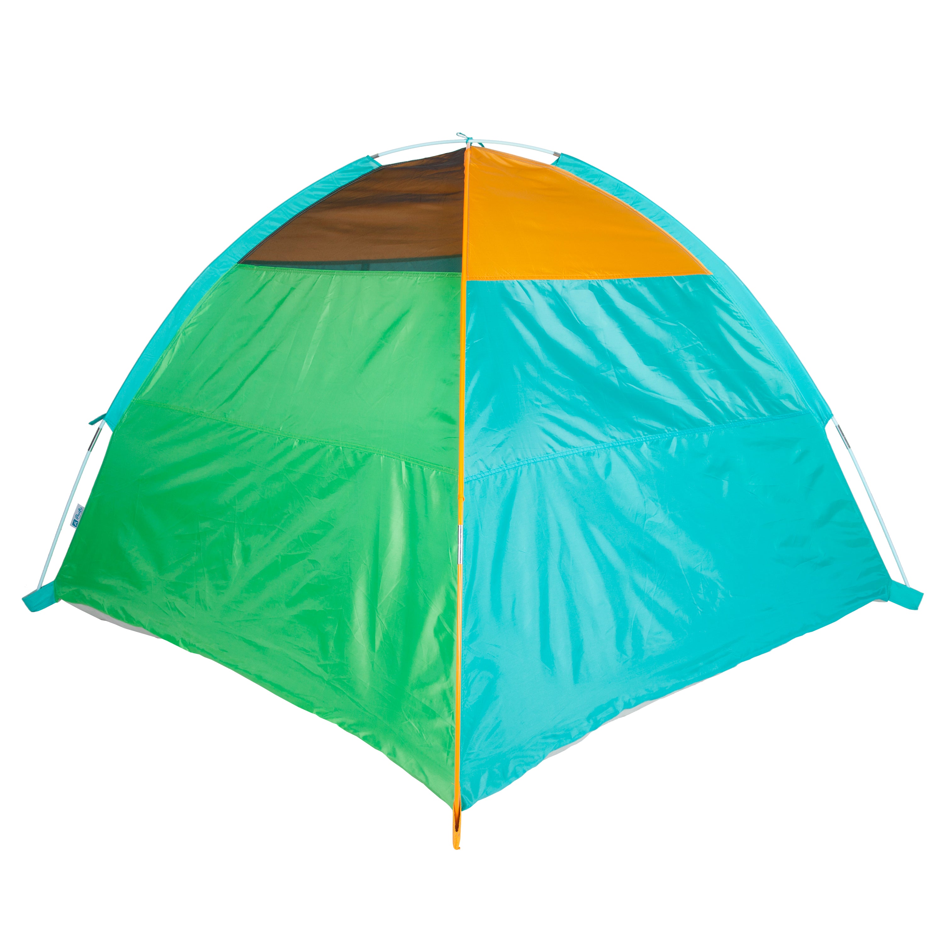 Super Duper 4-Kid II Dome Tent - Blue / Green / Orange