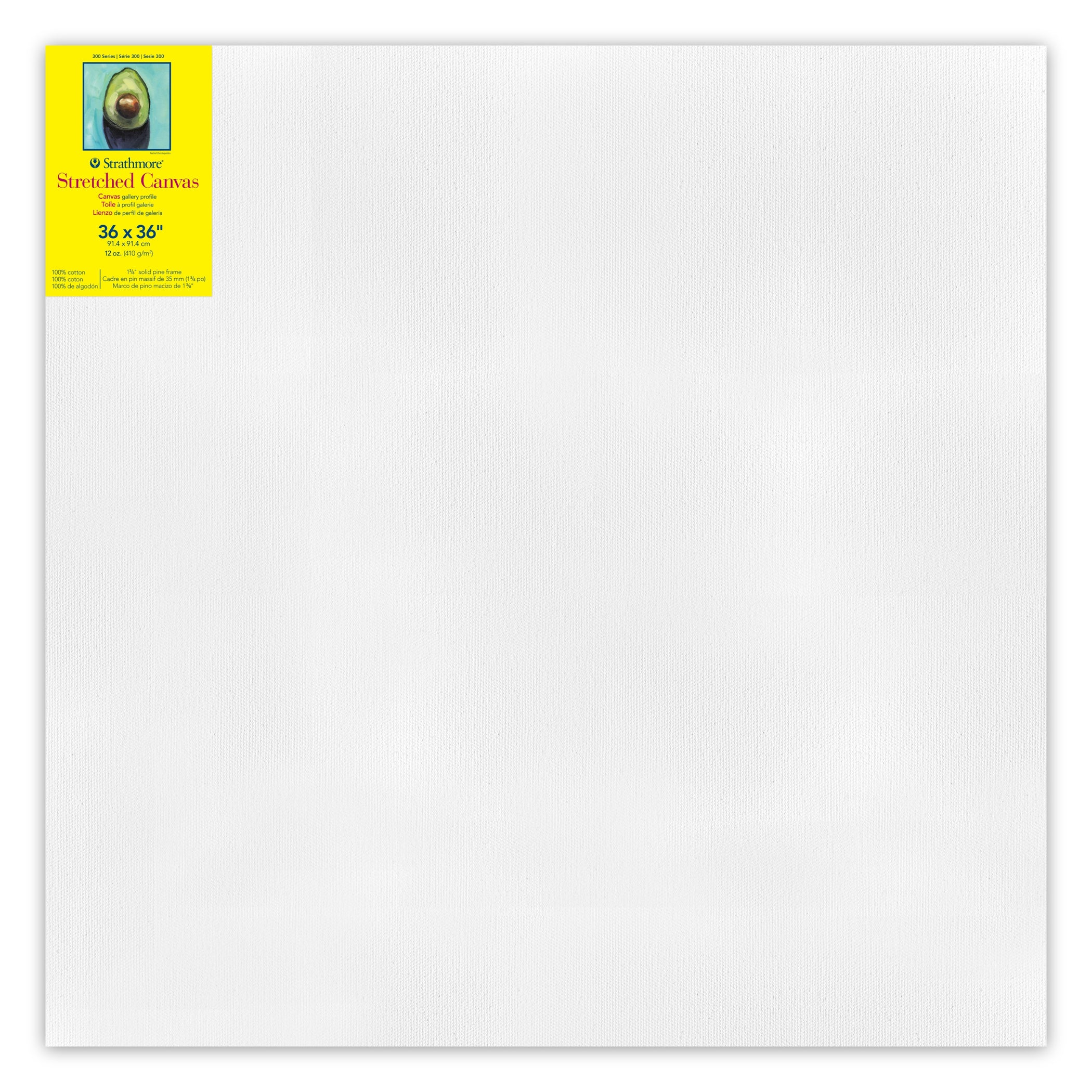 300 Series Gallery Stretched Canvas, 36x36 inch