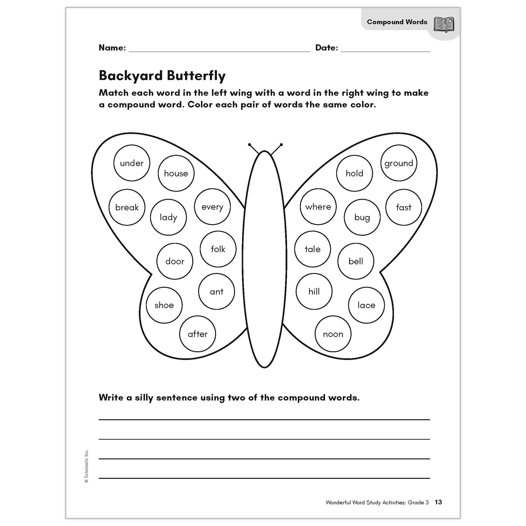 Wonderful Word Study Activities: Grade 3, Independent Practice Pages, Vocabulary Learning, 112 Pages