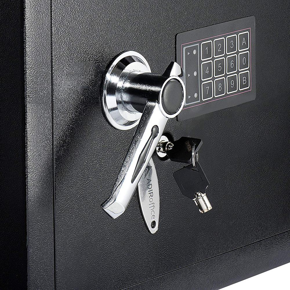AdirOffice 1.1 cu. ft. Steel Digital Depository Safe with Digital keypad with 30 Key Cabinet