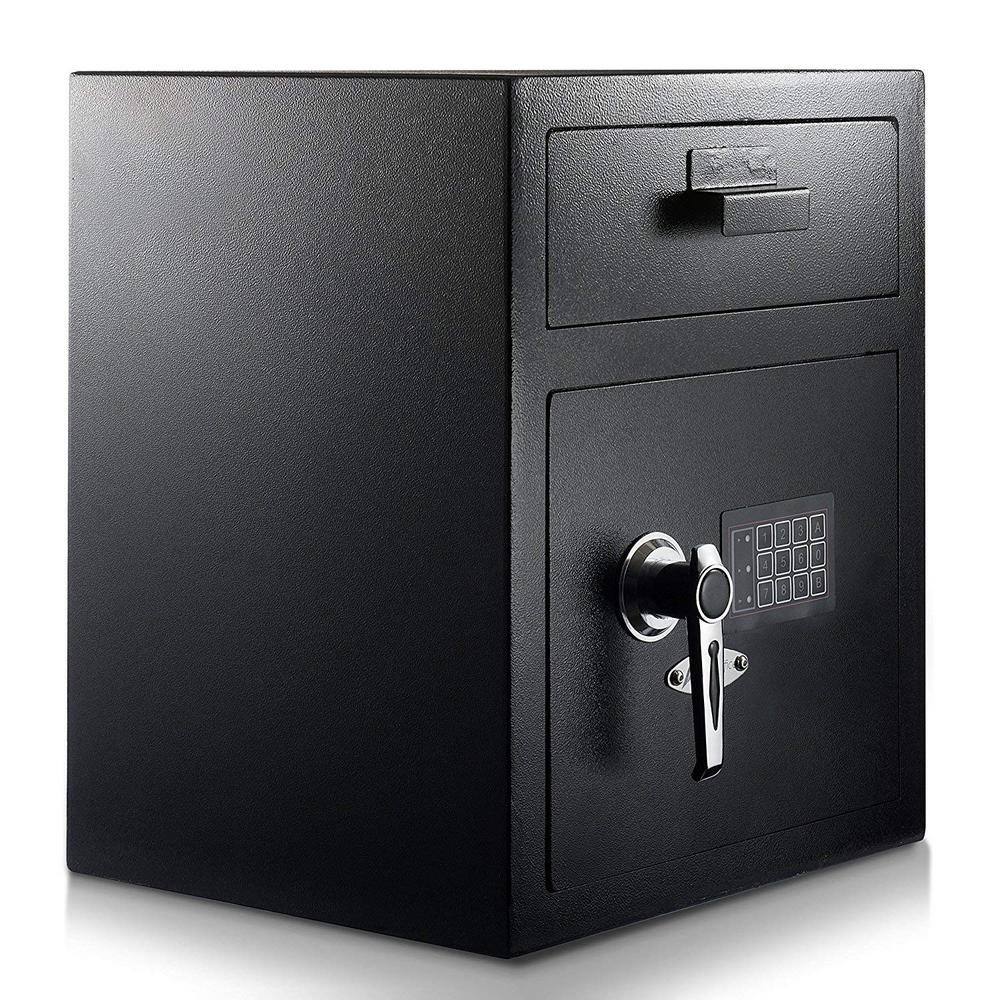AdirOffice 1.1 cu. ft. Steel Digital Depository Safe with Digital keypad with 30 Key Cabinet
