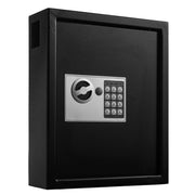 40-Key Steel Digital Lock Key Cabinet, Black