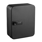 30-Key Steel Secure Key Cabinet with Combination Lock, Black