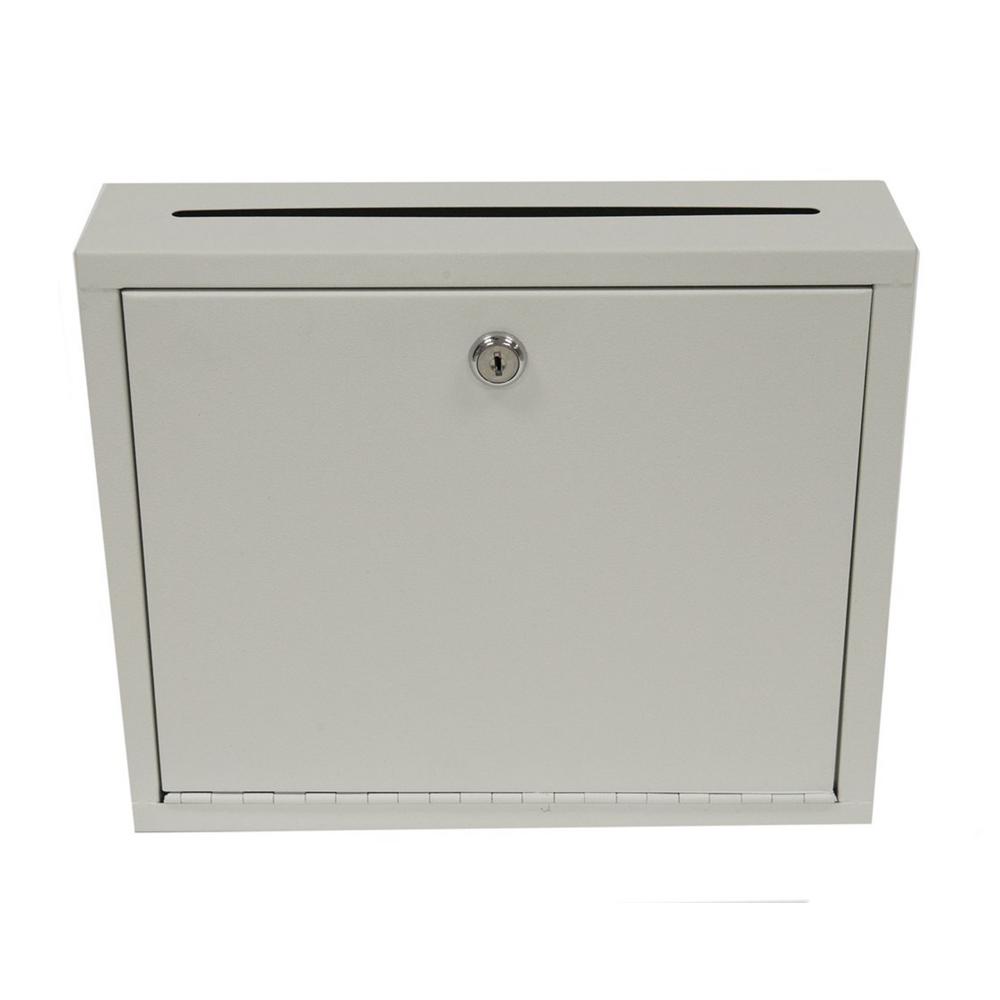 Large Size Steel Multi-Purpose Beige Drop Box