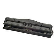 Adjustable 2-3 Hole Punch, Padded Handle, 11 Sheet Capacity
