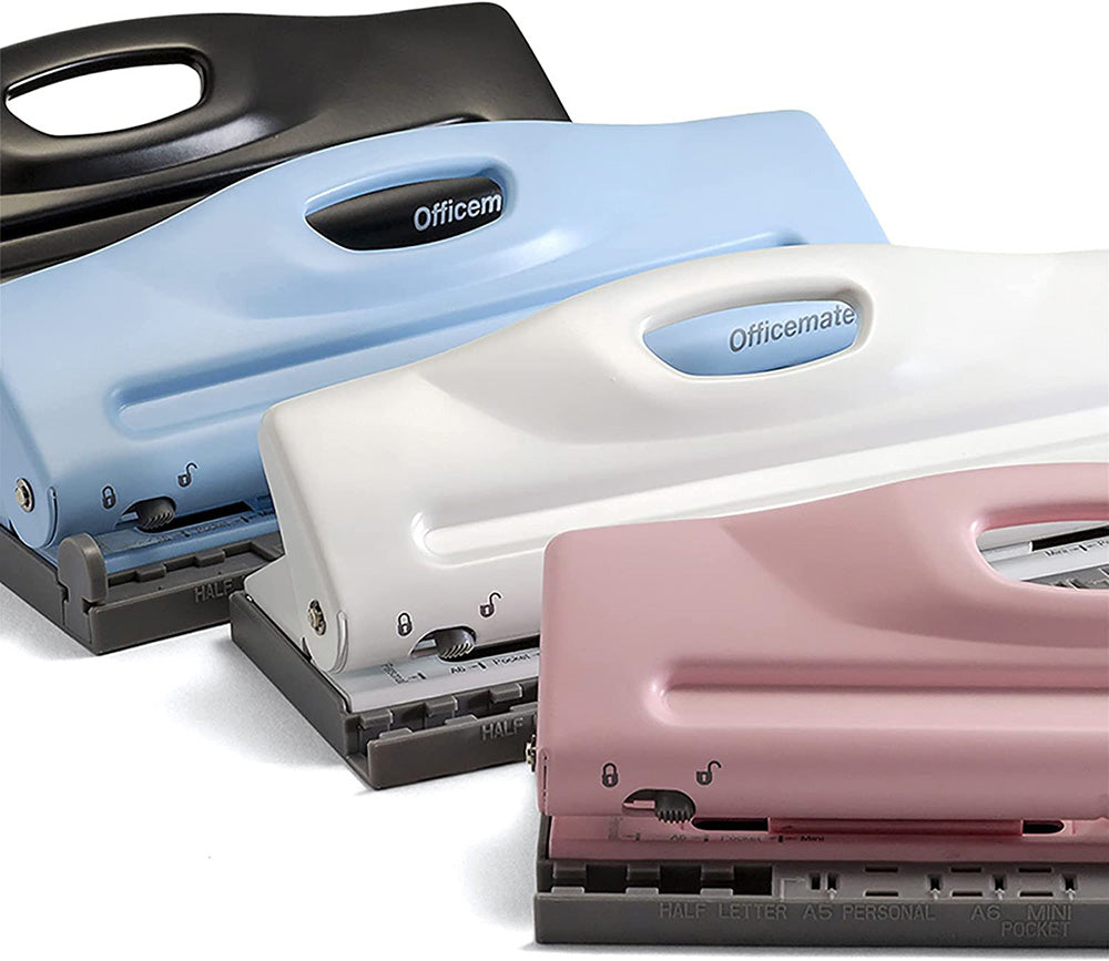 Diary 6 Hole Punch, Blue