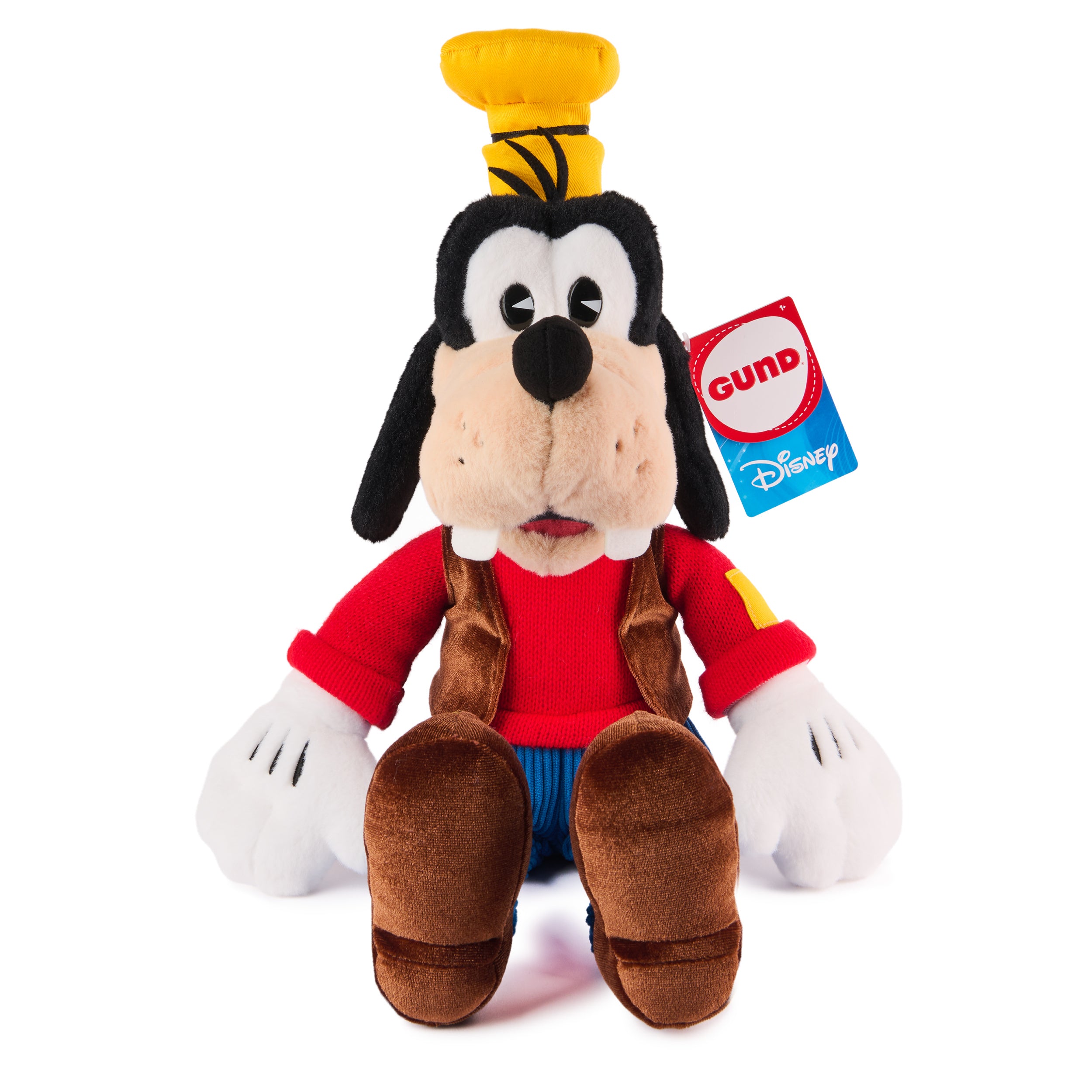 GUND Disney Official Goofy Classic Plush, Mickey and Friends, Deluxe Collector Stuffed Animal for Ages 1 and Up, Blue/White, 14”