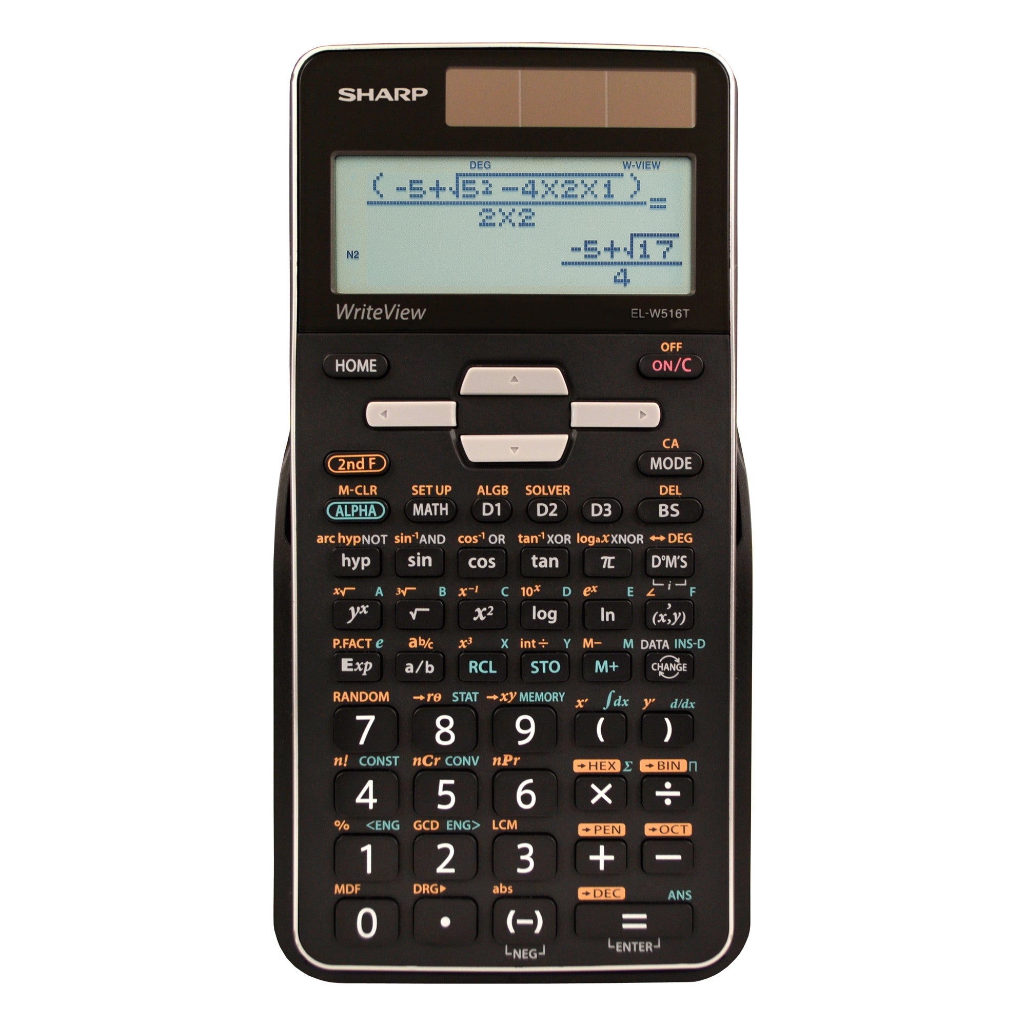 Advanced Scientific Calculator with WriteView™ 4 Line Display & Solar Power