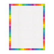 Colorful Blank Write-On/Wipe-Off Chart, 17" x 22"