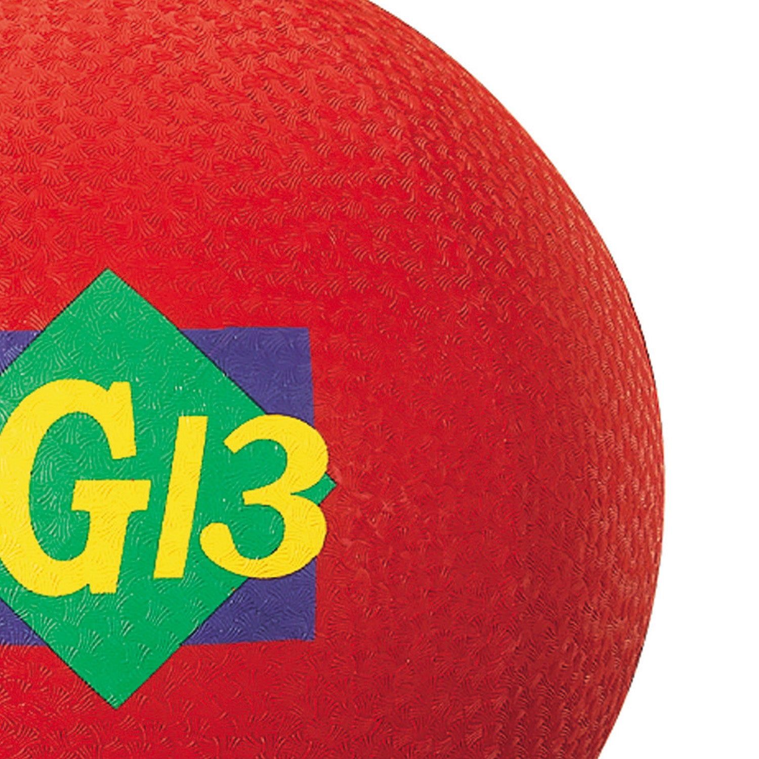 Playground Ball, 13" Diameter, Red