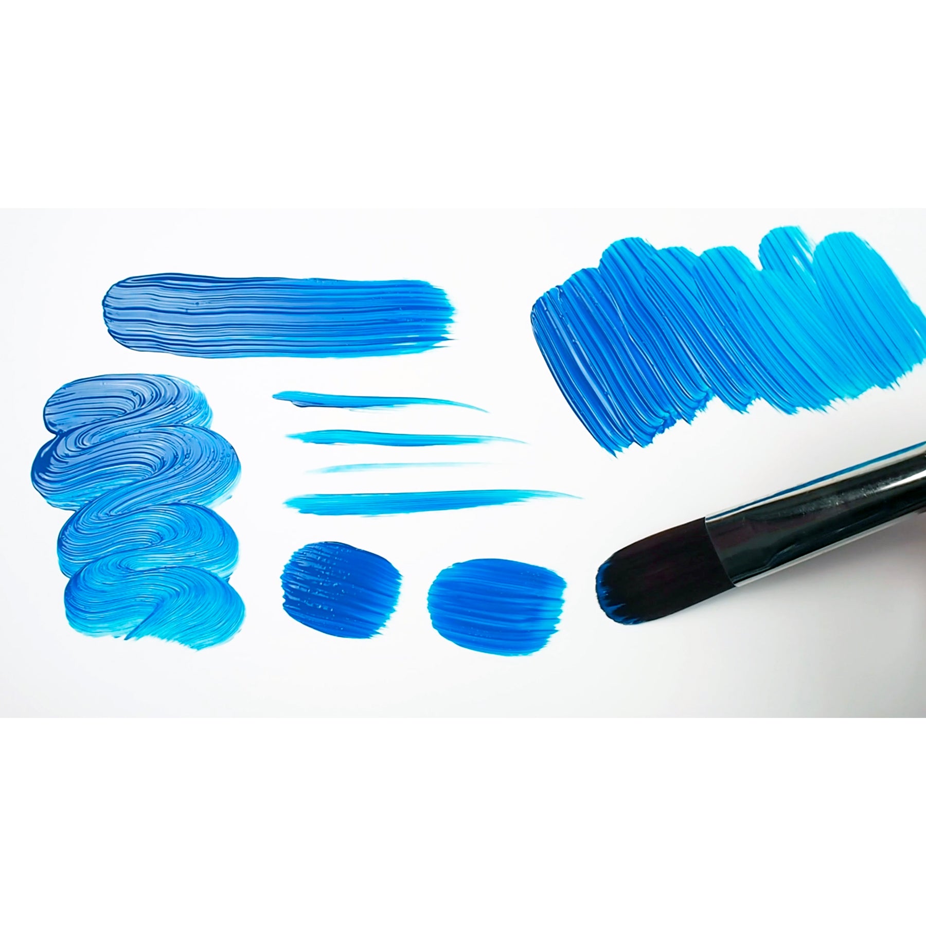 Ruby Satin Size 6 Variety Brush Set, 5 Brushes