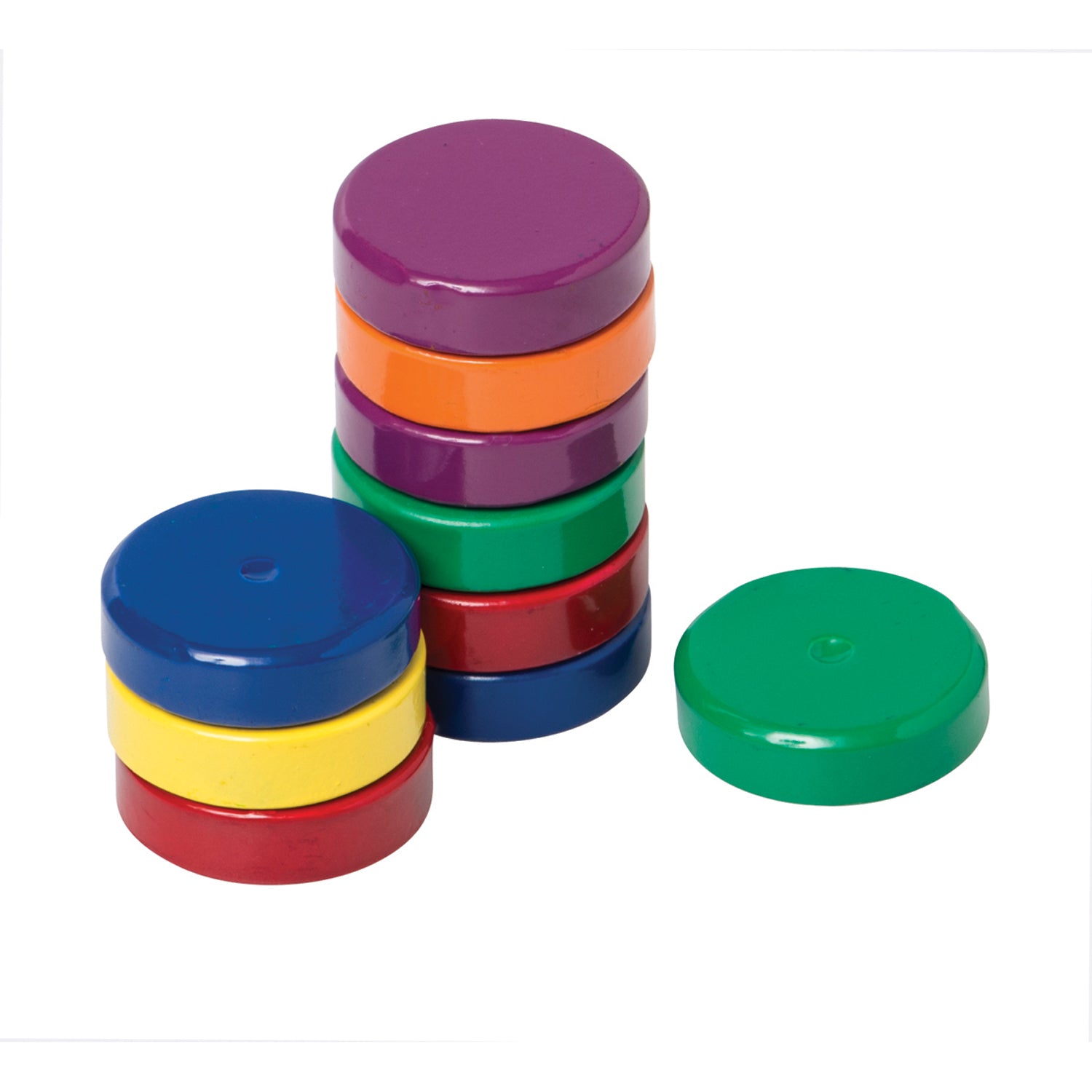 Ceramic Disc Magnets, 3/4", Pack of 10
