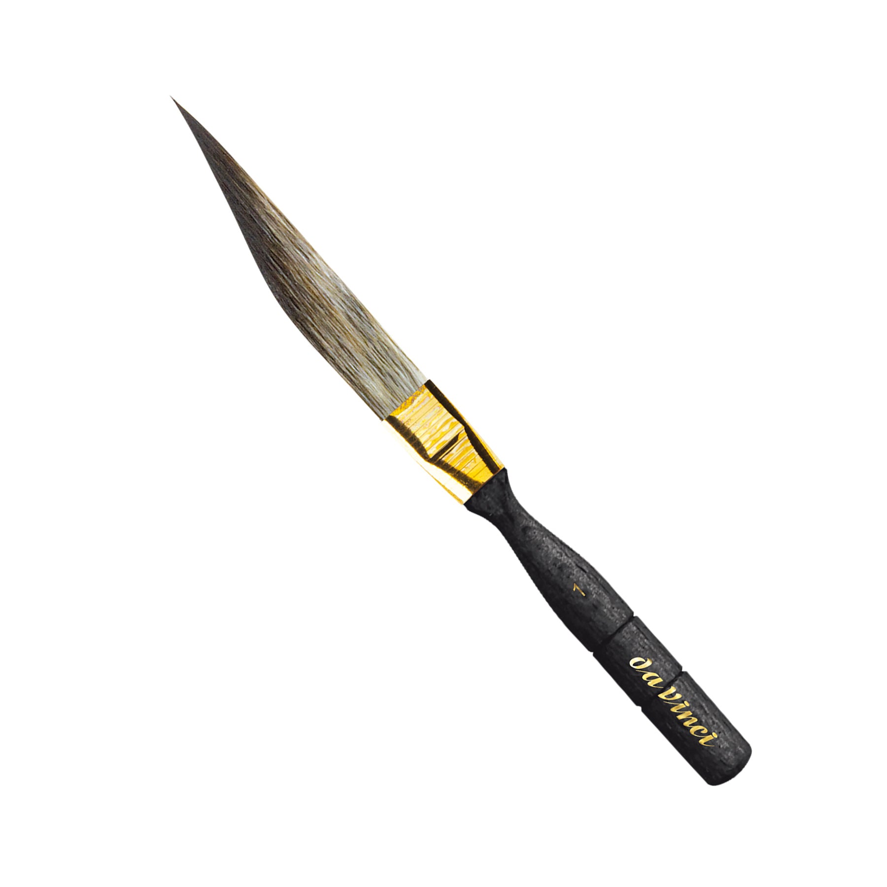 CASANEO Dagger Striper with Traditional Pinstriping Handle, Synthetic, Watercolor & Acrylic, Slant, Series 703, Size 1