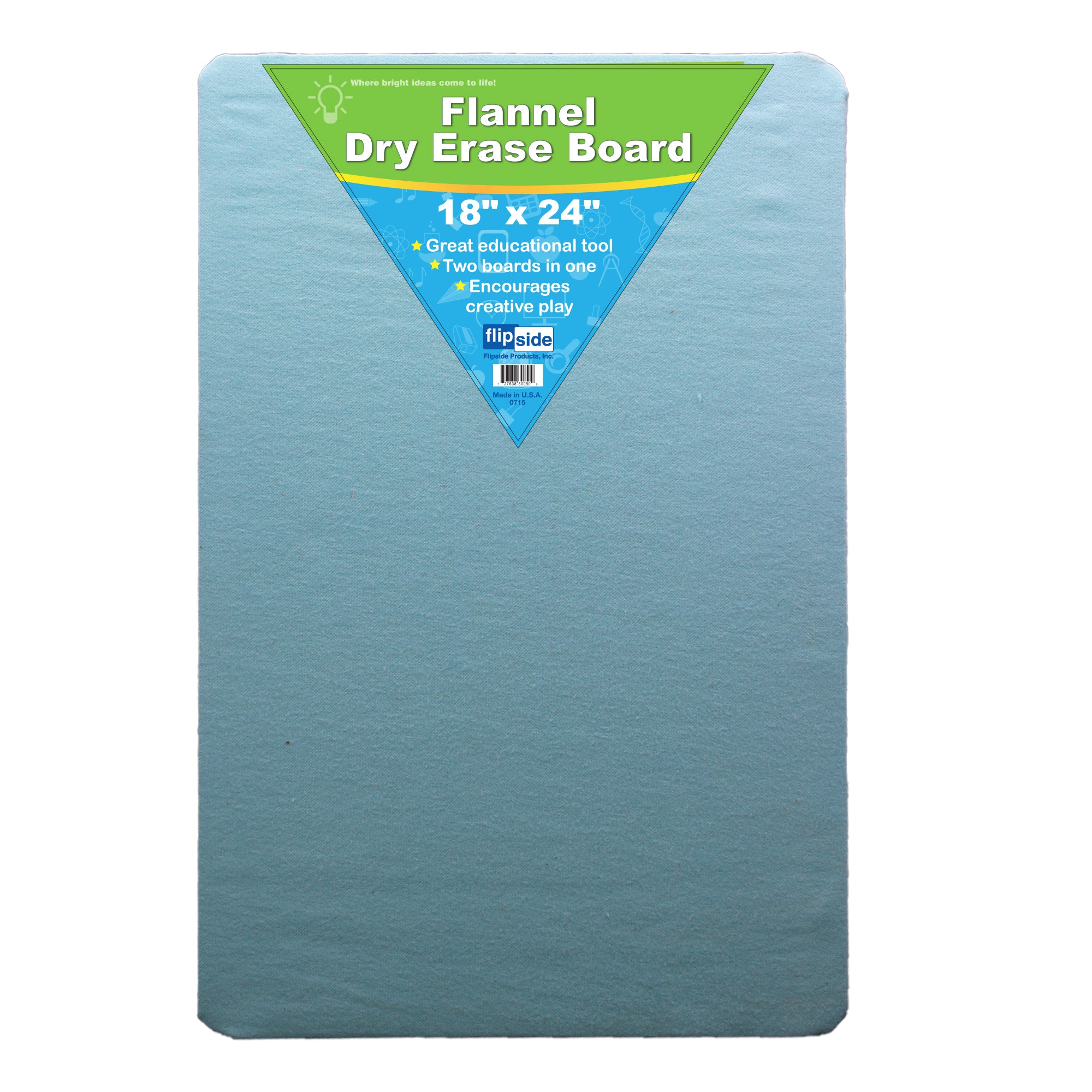 Flannel/Dry Erase Board, 18" x 24"