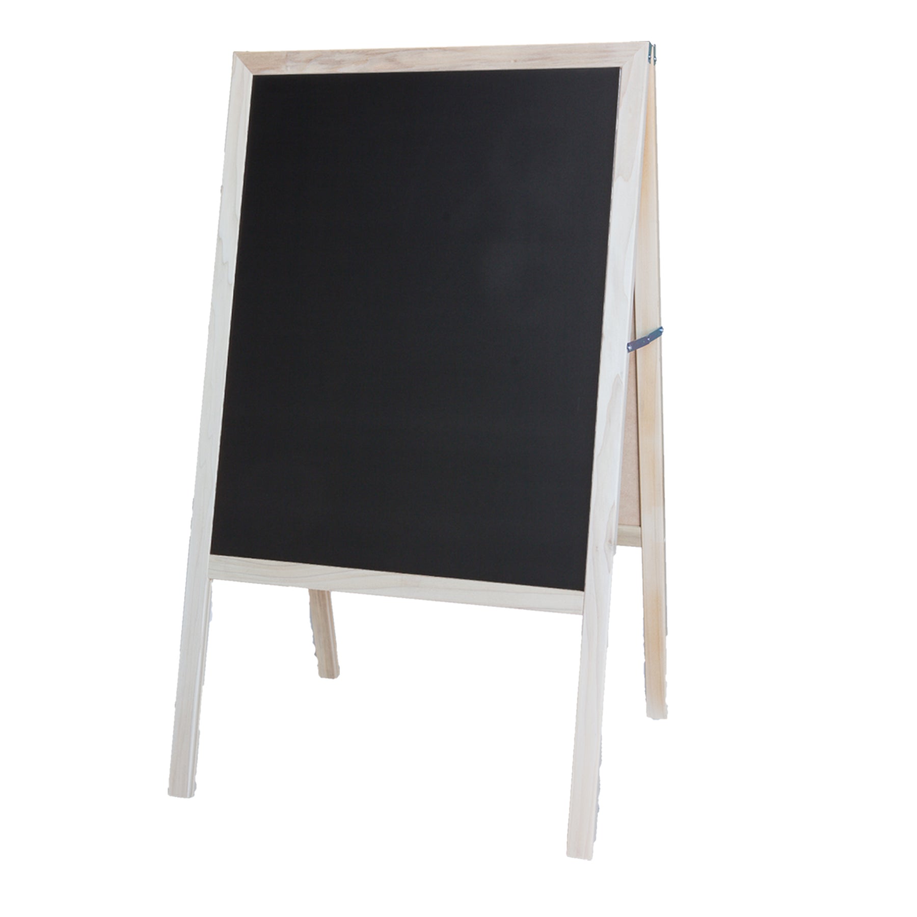Natural White Dry-Erase/Black Chalkboard Marquee Easel, 42" x 24"