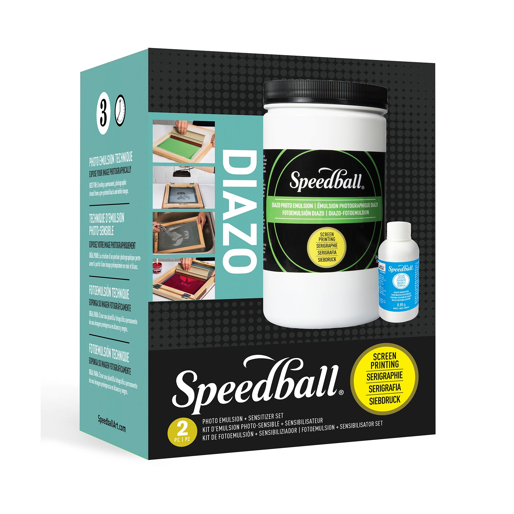 Speedball® Screen Printing Photo Emulsion + Sensitizer Set