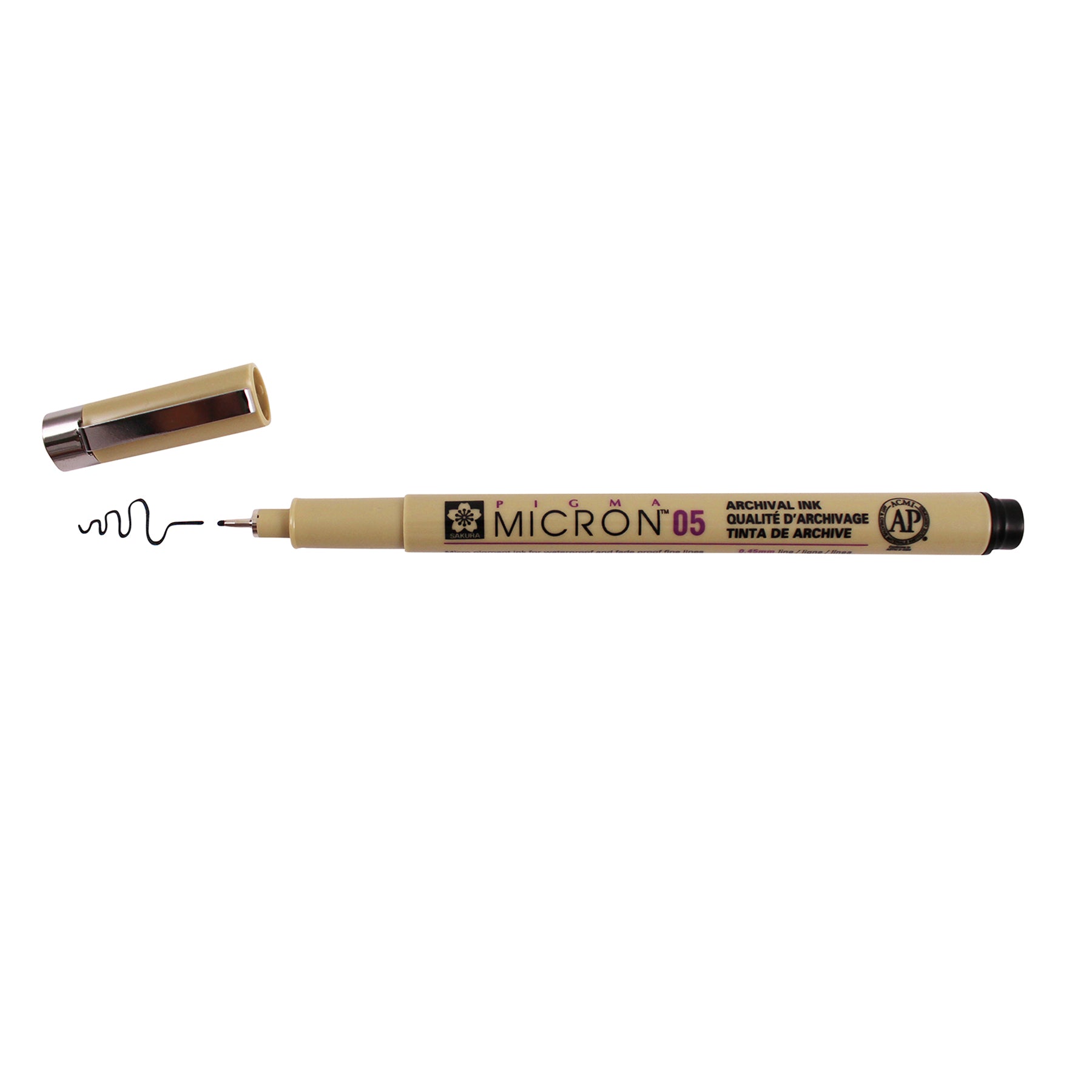Pigma Micron Pen, Black, 0.45mm Size 05
