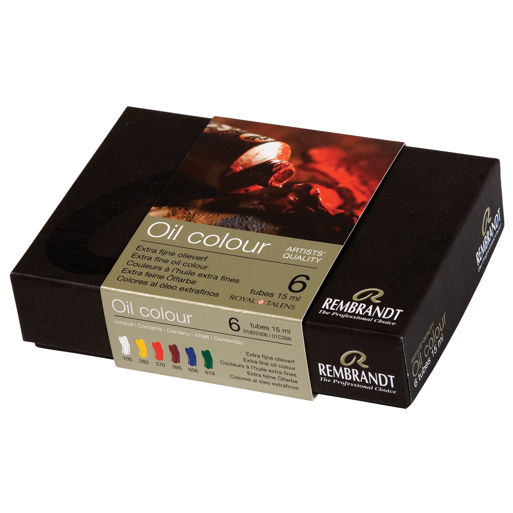Oil Color Starter Set, 6 x 15mL