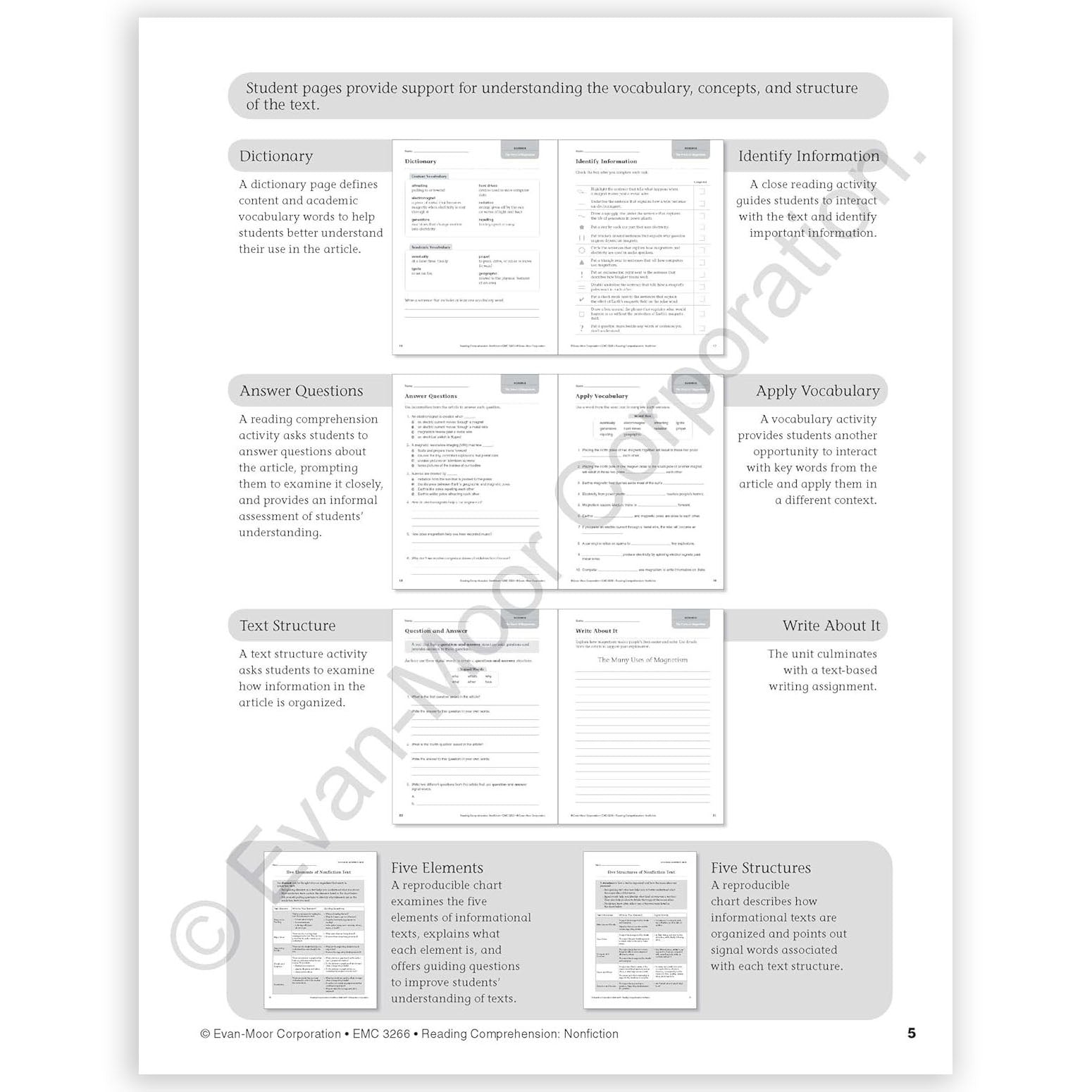 Reading Comprehension: Nonfiction, Grade 6