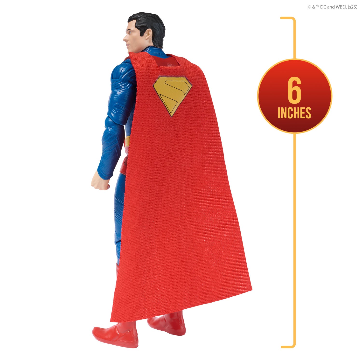 DC Comics, SUPERMAN 6-Inch Action Figure, Authentic SUPERMAN Movie Styling, Super Heroes Kids Toys For Boys and Girls Ages 4 and Up