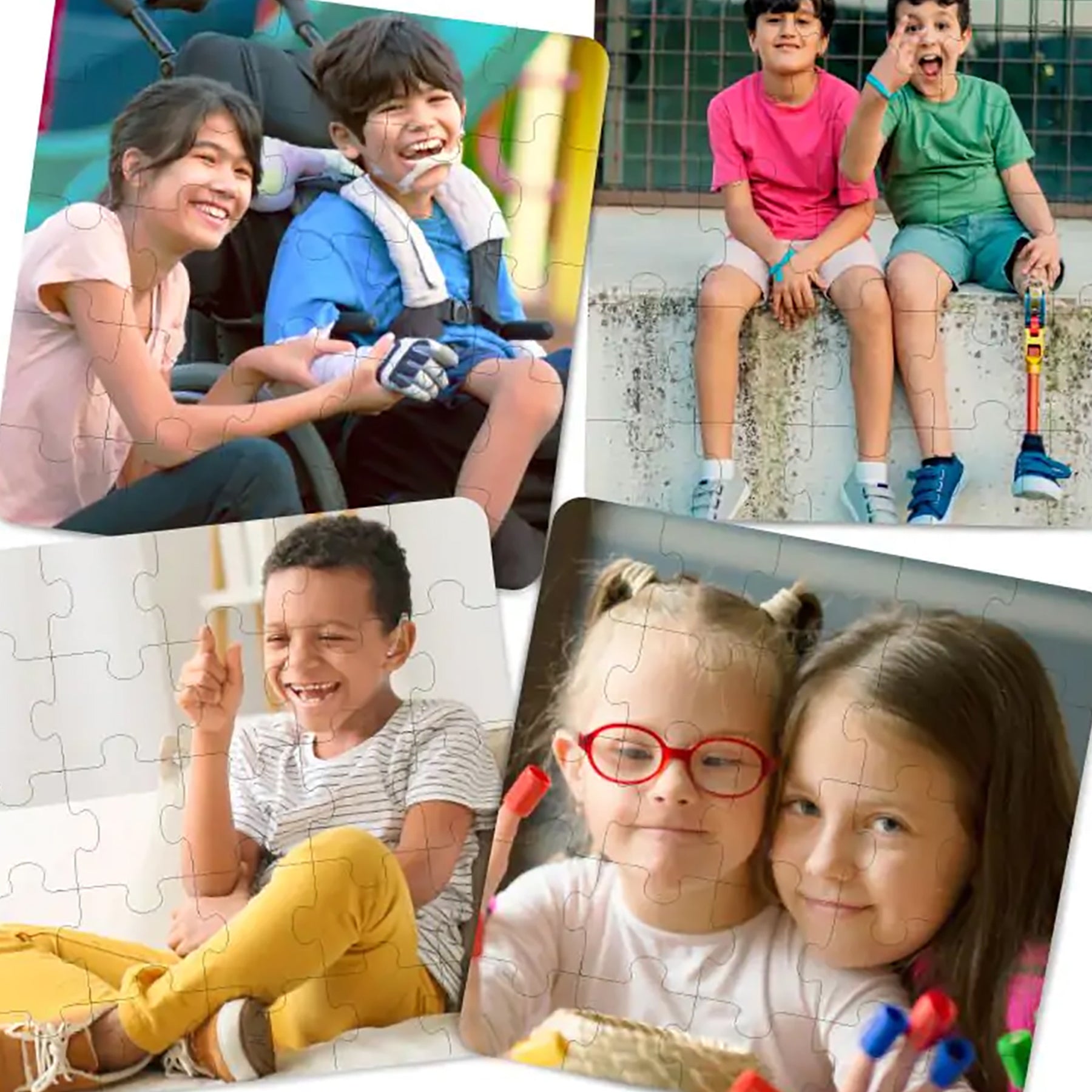 Inclusion Puzzles, Set of 4