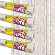 Better Than Paper® Bulletin Board Roll, 4' x 12', Birch Trees, 4-Pack