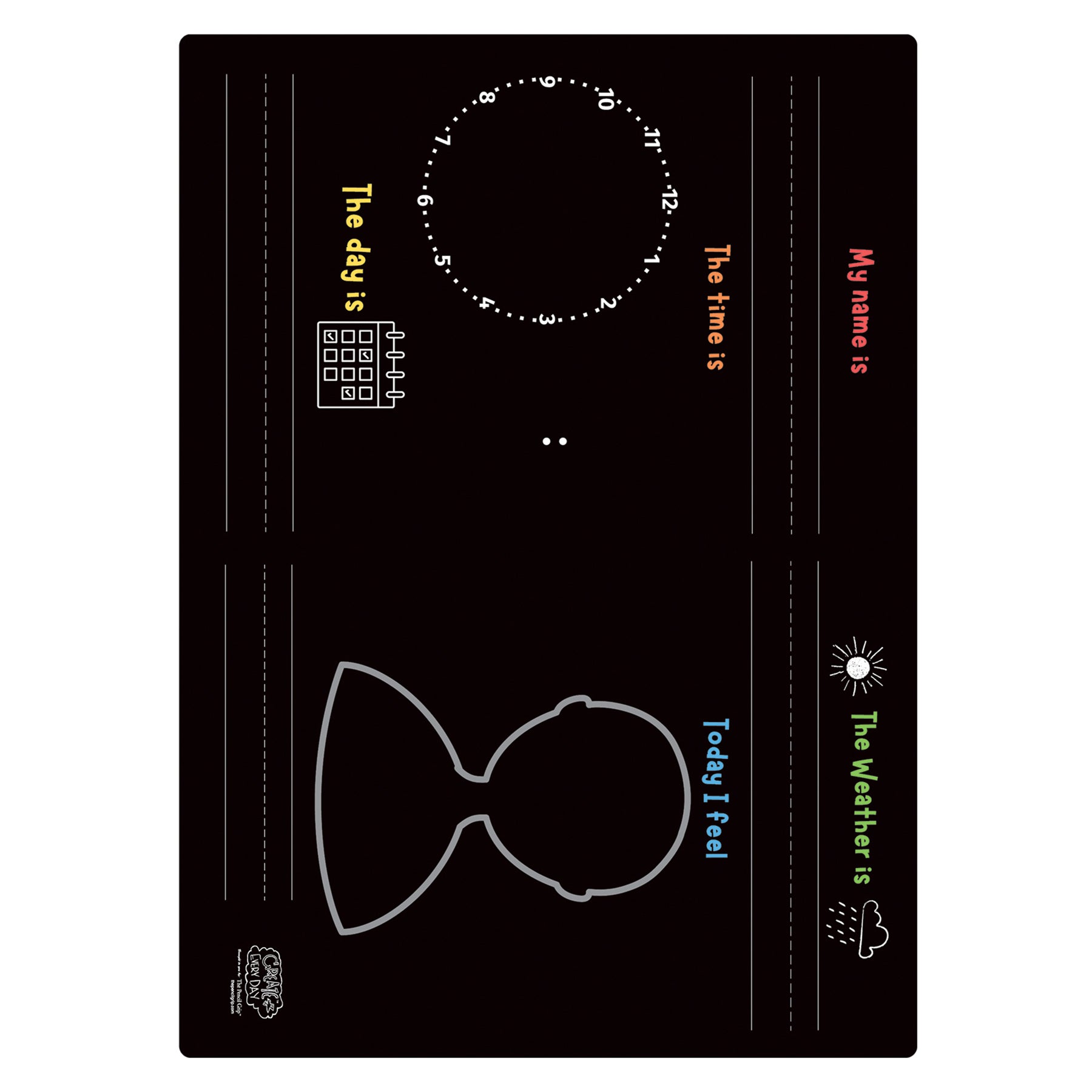 Activity Playmat - Fill in the Blanks, Pack of 6