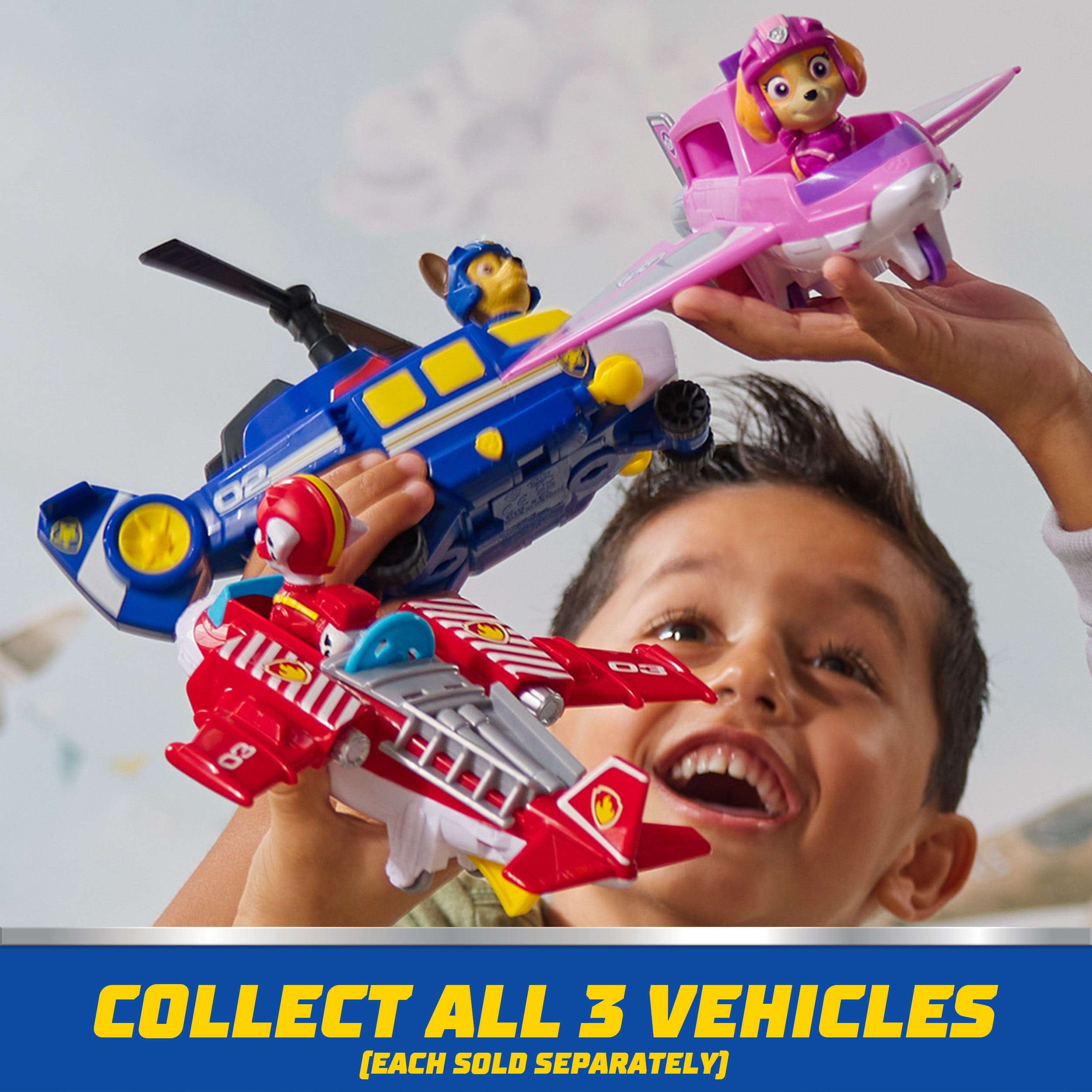 PAW Patrol: Air Rescue Skye Action Figure & Hero Claw Jet Plane with Retractable Claw, Rescue Basket & Bunny, Kids Toys for Boys & Girls Ages 3+