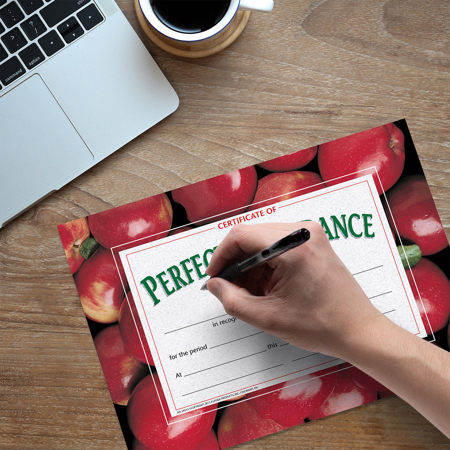 Certificate of Perfect Attendance, 8.5" x 11", Pack of 30