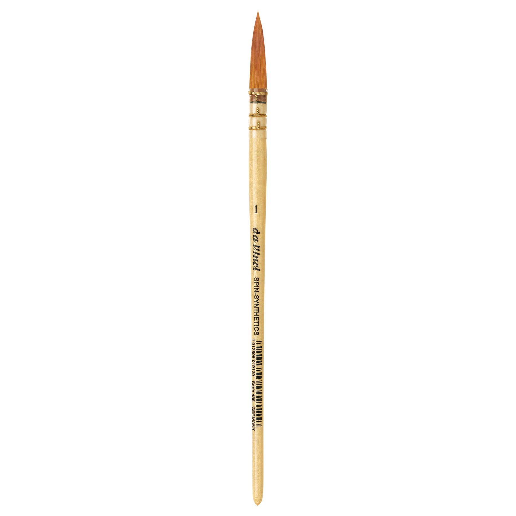 COSMOTOP-SPIN Quill Brush, Synthetic, Watercolor & Indian Ink, Round, Series 488, Size 1